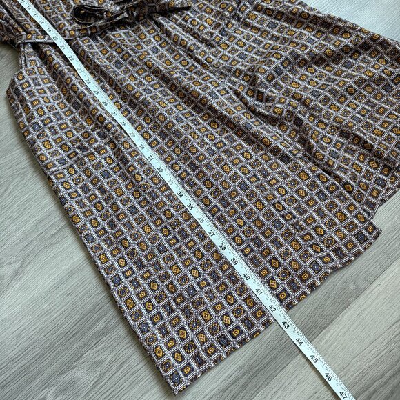 Raquel Allegra Tamara Robe in Gold Finch Size 2 - Picture 9 of 13